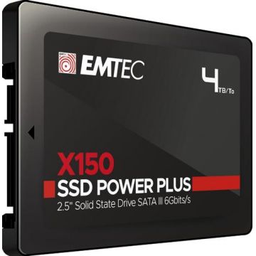 SSD EMTEC X150 Power Plus, 4TB, 3D NAND, 2,5inch, SATA-III