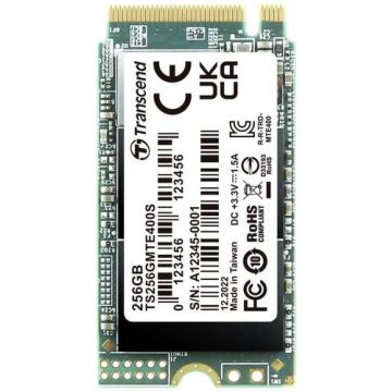SSD Transcend MTE400S, 256GB, M.2 2242, PCIe Gen3 x4 NVMe