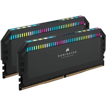 CORSAIR Memorie Corsair DOMINATOR PLATINUM XMP 3.0 Black Heatspreader, DDR5, 6000MT/s 32GB (2x16GB), CL30, RGB
