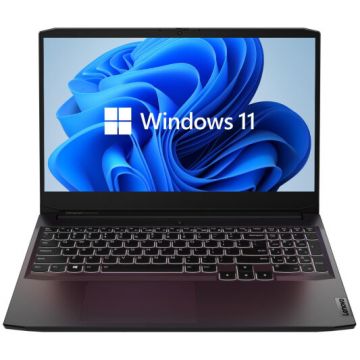 Laptop Ideapad 3 FHD 15.6 inch Intel Core i5-11320H 16GB 512GB SSD RTX 3050 Ti Windows 11 Home Black
