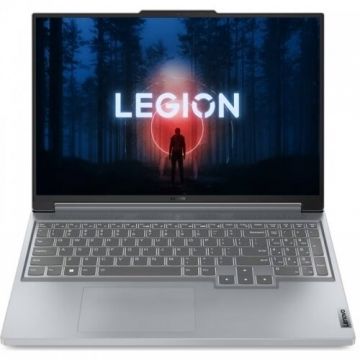 Laptop Legion Slim 5 WQXGA 16 inch AMD Ryzen 5 7640HS 16GB 512GB SSD RTX 4060 Free Dos Misty Grey