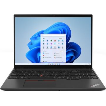 Laptop ThinkPad T16 Gen 2 16 inch WUXGA Intel Core i5-1335U 16GB DDR5 512GB SSD Windows 11 Pro Thunder Black