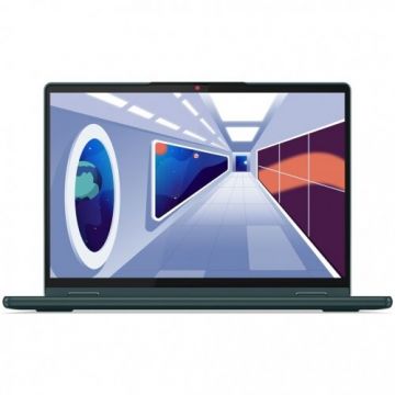 Laptop Yoga 6 WUXGA 13.3 inch AMD Ryzen 7 7730U 16GB 512GB SSD Windows 11 Home Dark Teal