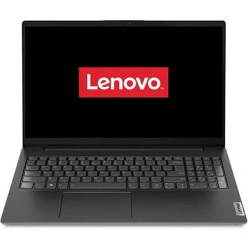 Lenovo Laptop Lenovo V15 G4 IAH, Intel Core i5-12500H, 15.6 inch FHD, 8GB RAM, 512GB SSD, No OS, Negru