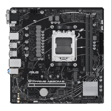 Placa de baza ASUS PRIME A620M-E-CSM, AM5, mATX, DDR5, AMD A620