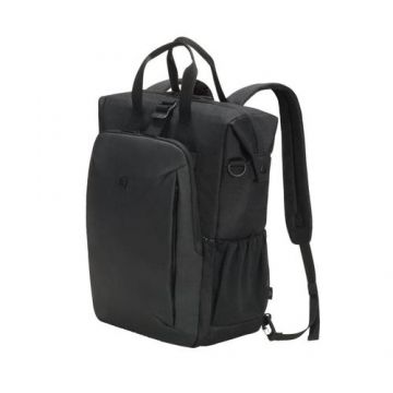Rucsac pentru laptop Dicota D31862-RPET, Textil, 15.6inch, 310 x 425 x 160 mm, Negru