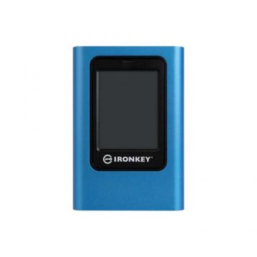 SSD Extern Kingston IronKey Vault Privacy 80, 960GB, USB 3.2 Gen 1 (Albastru)