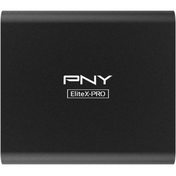 SSD Extern PNY EliteX-Pro Portable, 500GB, USB 3.2 Gen 2 Type-C (Negru)