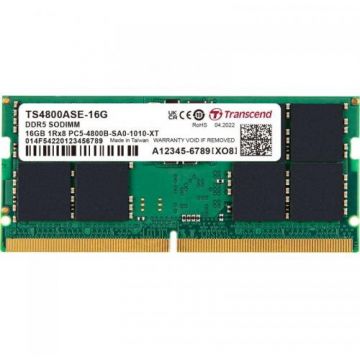 Transcend Memorie SO-DIMM Transcend JetRam, 16GB, DDR5-4800Mhz, CL40