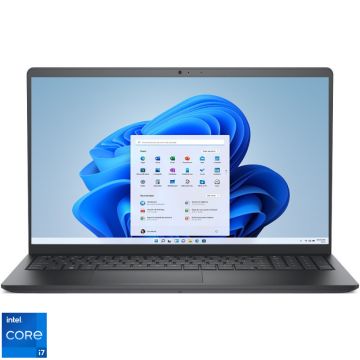 Laptop DELL 15.6'' Vostro 3530, FHD 120Hz, Procesor Intel® Core™ i7-1355U (12M Cache, up to 5.00 GHz), 16GB DDR4, 512GB SSD, GeForce MX550 2GB, Win 11 Pro, Carbon Black, 3Yr ProSupport