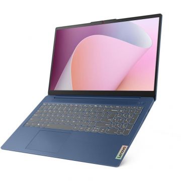 Laptop IdeaPad 3 15.6inch Full HD Intel Core i3-N305 8GB LPDDR5-SDRAM 512GB SSD Wi-Fi 6 (802.11ax) NoOS Blue