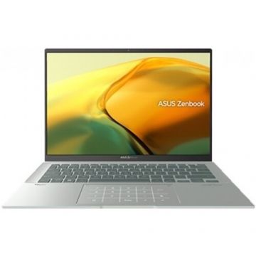 Laptop ZenBook 14 WQXGA 14 inch Intel Core i5-1240P 16GB 512GB SSD Free Dos Aqua Celadon