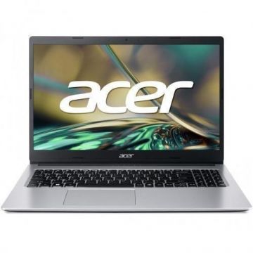 Acer Laptop Acer Aspire 3 A315-44P, AMD Ryzen 5 5500U, 15.6 inch FHD, 16GB RAM, 512GB SSD, Free DOS, Argintiu
