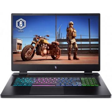 Acer Laptop Gaming Acer Nitro 17 AN17-41, AMD Ryzen 9 7940HS, 17.3 inch QHD, 32GB RAM, 1TB SSD, nVidia RTX 4070 8GB, Free DOS, Negru