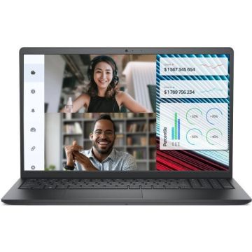 Dell Laptop Dell Vostro 3520, Intel Core i3-1215U, 15.6 inch FHD, 8GB RAM, 256GB SSD, Windows 11 Pro EDU, Negru