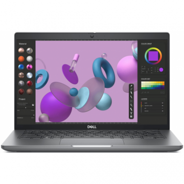 Dell Statie Grafica Mobila Dell Precision 3480, Intel Core i7-1370P, 14 FHD, RAM 16GB, SSD 512GB, nVidia RTX A500 4GB, Windows 11 Pro