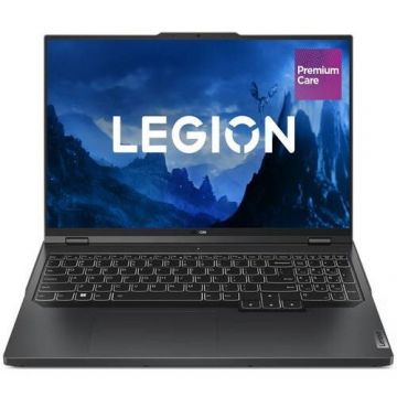 Lenovo Laptop Gaming Lenovo Legion 5 Pro 16ARX8, AMD Ryzen 9 7945HX, 16 inch WQXGA, 32GB RAM, 1TB SSD, nVidia RTX 4070 8GB, Free DOS, Gri