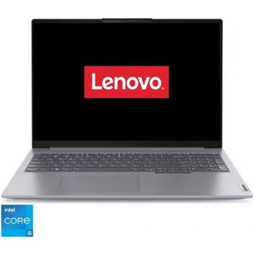 Lenovo Laptop Lenovo ThinkBook 16 G6 IRL, Intel Core i5-1335U, 16 inch WUXGA, 16GB RAM, 1TB SSD, Windows 11 Pro, Gri