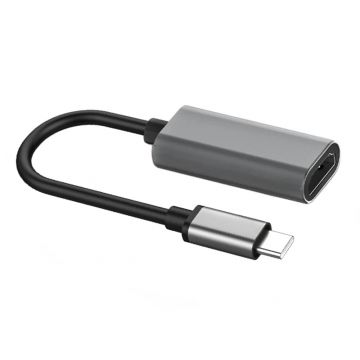 Adaptor Video USB-C La HDMI Techstar® ZFZST30, 4K Ultra HD, Compatibil Monitor, Computer, Tableta, Gri