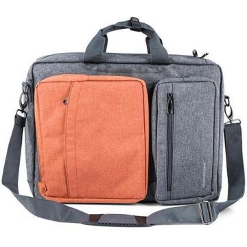 Geanta Laptop Modecom Reno 15.6inch (Gri-Portocalie)