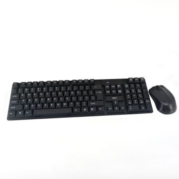 Kit Wireless MRG MTJ808, Tastatura, Mouse, Negru C679