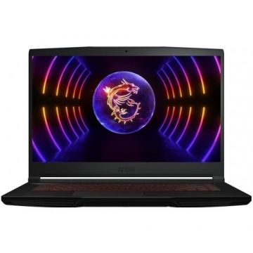 Laptop Gaming MSI GF63 Thin 11UCX (Procesor Intel® Core™ i7-11800H (24M Cache, up to 4.60 GHz), 15.6inch FHD 144Hz, 16GB, 512GB SSD, nVidia GeForce RTX 2050 @4GB, Negru)