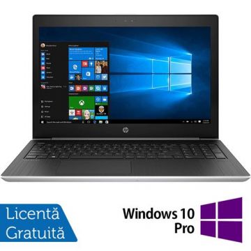 Laptop Refurbished HP ProBook 450 G5, Intel Core i3-7100U 2.40GHz, 8GB DDR4, 256GB SSD, Webcam, 15.6 Inch Full HD + Windows 10 Pro