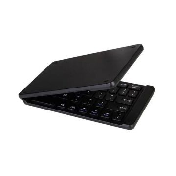 Tastatura Wireless Techstar®, Bluetooth 3.0, Pliabila, Windows/Android/iOS