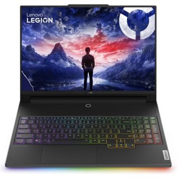 Laptop Gaming Lenovo Legion 9 16IRX9 (Procesor Intel® Core™ i9-14900HX (36M Cache, up to 5.80 GHz), 16inch 3.2K Mini LED 165Hz G-Sync, 64GB DDR5, 2x1TB SSD, NVIDIA GeForce RTX 4080 @12GB, DLSS 3.0, Negru/Gri)