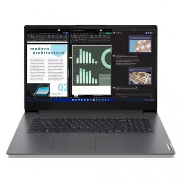 Laptop Lenovo V17 G4 IRU (Procesor Intel® Core™ i7-1355U (12M Cache, up to 5.00 GHz), 17.3inch FHD, 16GB, 512GB SSD, Intel® Iris Xe Graphics, Gri)