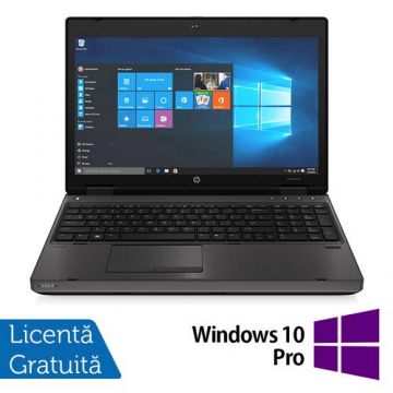 Laptop Refurbished HP 6570b, Intel Core i5-3320M 2.60GHz, 8GB DDR3, 256GB SSD, 15.6 Inch HD, Webcam + Windows 10 Pro