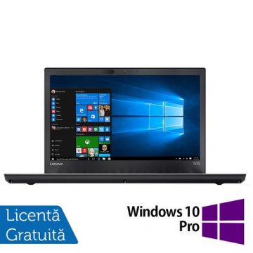 Laptop Refurbished LENOVO ThinkPad T470, Intel Core i5-6300U 2.40 - 3.00GHz, 8GB DDR4, 256GB SSD, 14 Inch HD, Webcam + Windows 10 Pro