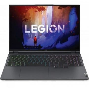 Lenovo Laptop Gaming Lenovo Legion 5 Pro, AMD Ryzen 7 6800H, 16 inch WQXGA, 16GB RAM, 512GB SSD, nVidia RTX 3060 6GB, Free DOS, Gri