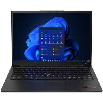 Lenovo Laptop Lenovo ThinkPad X1 Carbon Gen. 11, Intel Core i5-1335U, 14 inch WUXGA, 16GB RAM, 512GB SSD, Windows 11 Pro, Negru