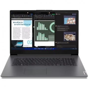Lenovo Laptop Lenovo V17 G4 IRU, Intel Core i7-1355U, 17.3 inch FHD, 16GB RAM, 512GB SSD, No OS, Gri
