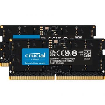 Memorie pentru notebook, Crucial, DDR5 32GB (2x16GB) 5600MHz CL46 1.1V