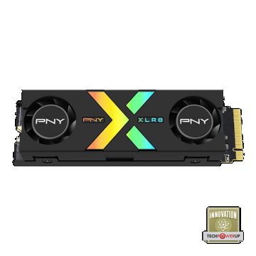 SSD PNY XLR8 CS3150, 1TB, M.2 2280, PCIe Gen5 x4, Radiator RGB