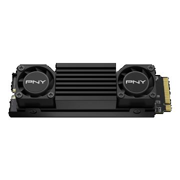 SSD PNY XLR8 CS3150, 2TB, M.2 2280, PCIe Gen5 x4, Radiator (Negru)