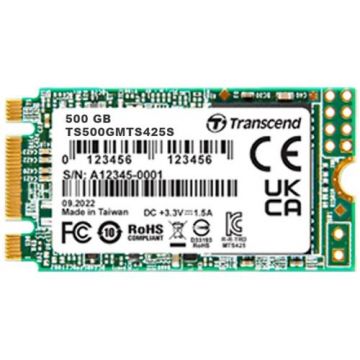 SSD Transcend MTS425S, 500GB, M.2 2242, 3D NAND, SATA3