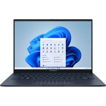Asus Laptop Asus ZenBook UX3405MA, Intel Core Ultra 7 155H, 14 inch 3K, 16GB RAM, 1TB SSD, Windows 11 Pro, Albastru