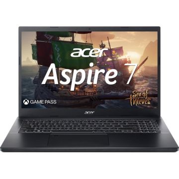 Laptop Aspire 7 A715-76G 15.6 inch FHD Intel Core i5-12450H 16GB DDR4 512GB SSD nVidia GeForce RTX 3050 4GB Black