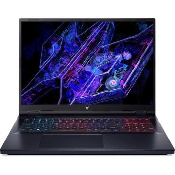 Laptop Gaming Acer Predator Helios Neo 18 PHN18-71 (Procesor Intel® Core™ i7-14650HX (30M Cache, up to 5.20 GHz), 18inch WUXGA, 16GB DDR5, 512GB SSD, NVIDIA GeForce RTX 4060 @8GB, DLSS 3.0, Negru)