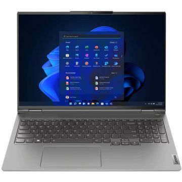 Laptop ThinkBook 16p G3 ARH 16 inch WQXGA AMD Ryzen 5 6600H 16GB DDR5 512GB SSD nVidia RTX 3060 6GB Windows 11 Pro Mineral Gray