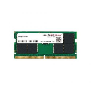 Memorie laptop, Transcend, 32GB JM DDR5 4800 SO-DIMM, 2Rx8, 2Gx8, CL40, 1.1V, JM4800ASE-32G