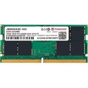 Memorie Transcend JM4800ASE-16G, 16GB, DDR5, 4800MHz