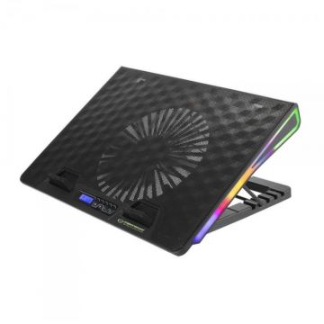 Stand/Cooler notebook Esperanza Gaming laptops, 15.6 inch Alize, ventilator 180 mm, iluminare LED RGB