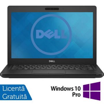 Laptop Refurbished Dell Latitude 5290, Intel Core i3-8130U 2.20-3.40GHz, 8GB DDR4, 480GB SSD, 12.5 Inch, Webcam + Windows 10 Pro