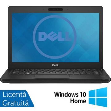 Laptop Refurbished Dell Latitude 5290, Intel Core i5-7300U 2.60-3.50GHz, 8GB DDR4, 240GB SSD, 12.5 Inch, Webcam + Windows 10 Home