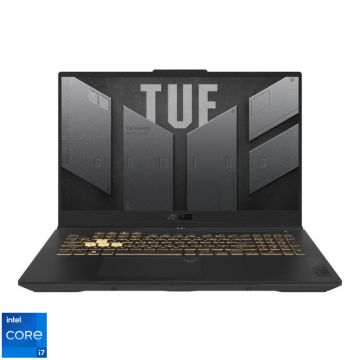 Laptop ASUS Gaming 17.3'' TUF F17 FX707VU, FHD 144Hz, Procesor Intel® Core™ i7-13620H (24M Cache, up to 4.90 GHz), 16GB DDR5, 1TB SSD, GeForce RTX 4050 6GB, No OS, Mecha Gray