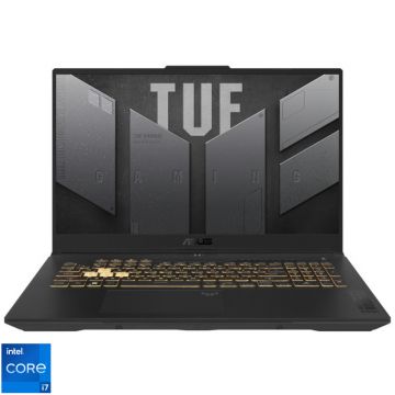 Laptop ASUS Gaming 17.3'' TUF F17 FX707VV, FHD 144Hz, Procesor Intel® Core™ i7-13620H (24M Cache, up to 4.90 GHz), 16GB DDR5, 1TB SSD, GeForce RTX 4060 8GB, No OS, Mecha Gray